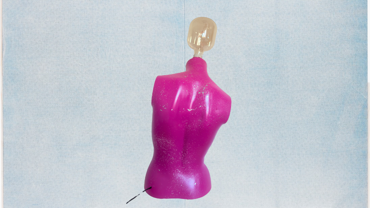 Lampe mannequin - buste femme